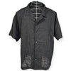 Camicia mezza manica con colletto a rever