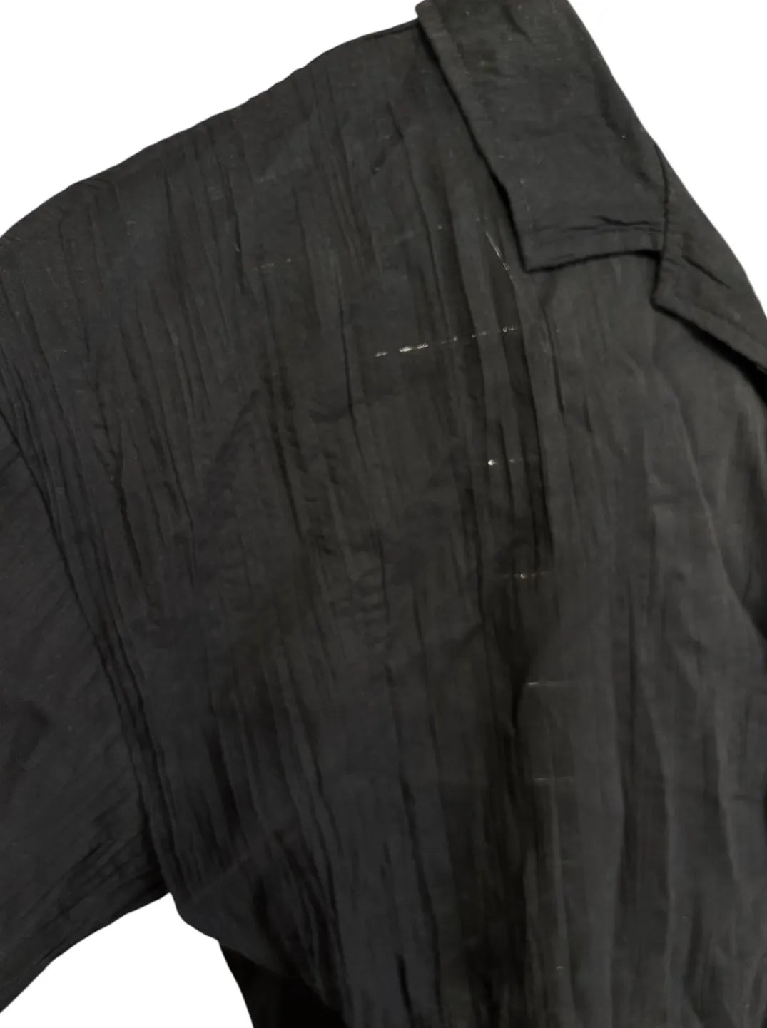 Camicia mezza manica con colletto a rever