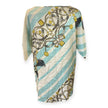 Abito midi con stampa catene
