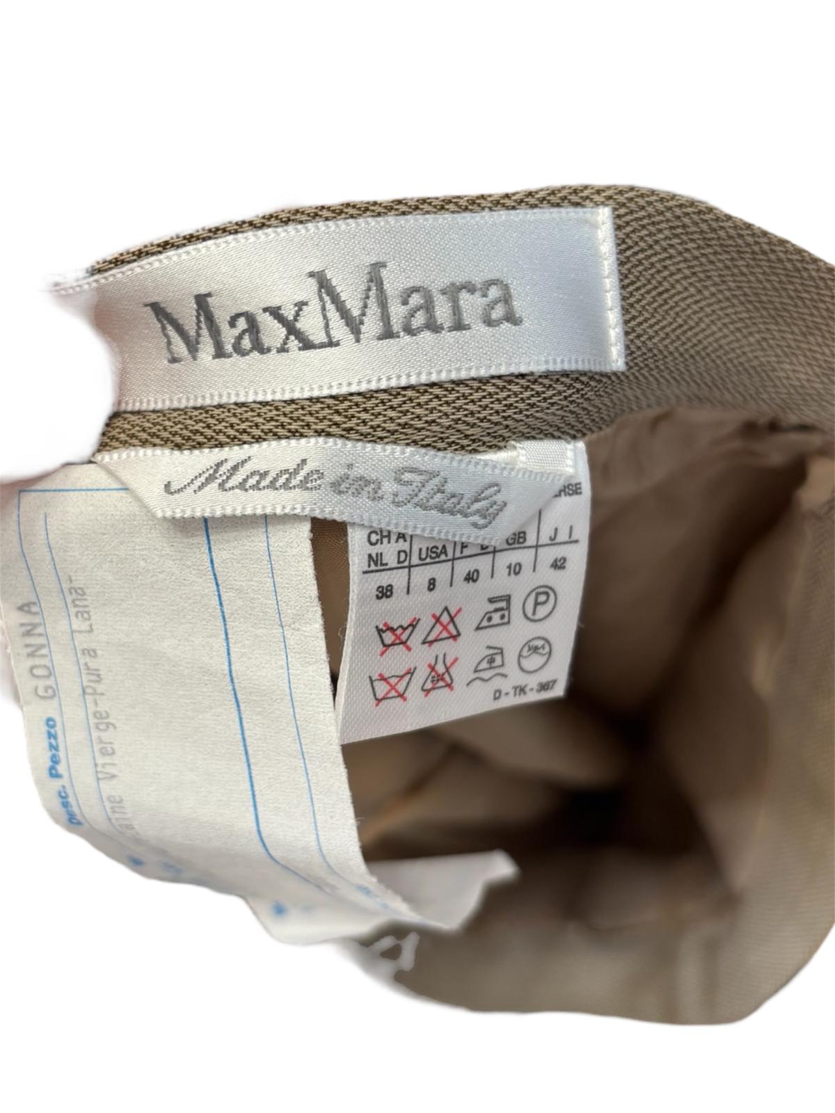 Gonna a tubino con spacchetto sul retro MAXMARA