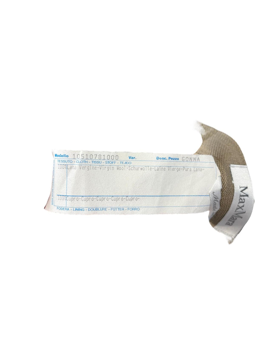 Gonna a tubino con spacchetto sul retro MAXMARA