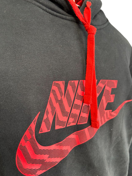 Felpa con cappuccio con logo e laccetti a contrasto