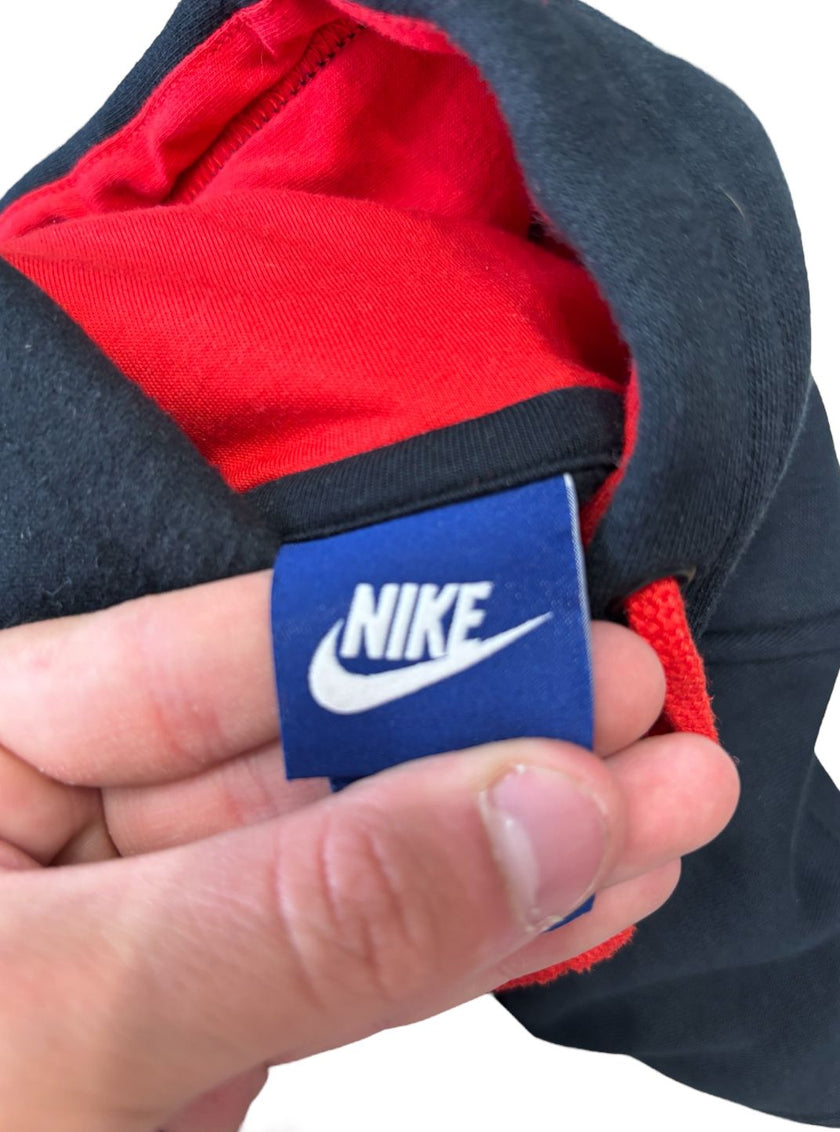 Felpa con cappuccio con logo e laccetti a contrasto