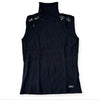 Maglia dolcevita giromaniche con micro dettagli strass