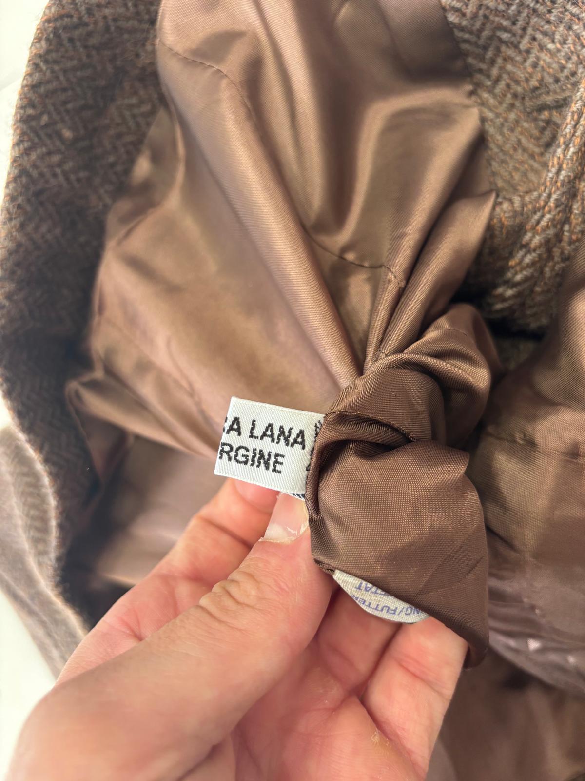 Giacca 2bottoni con trama spina di pesce e rever a punta LUISA SPAGNOLI