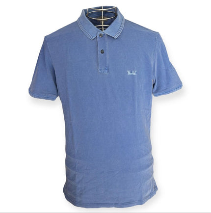 Polo basic con due bottoni e logo