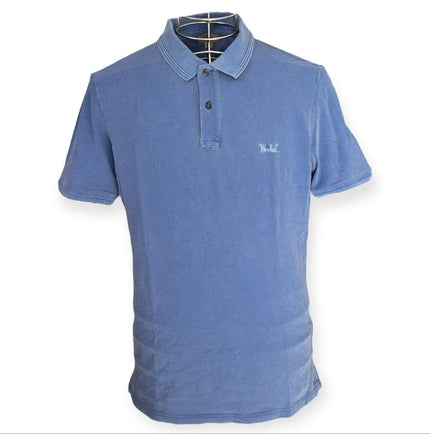 Polo basic con due bottoni e logo