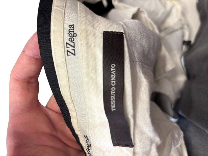 Pantalone dritto classico con pence ZEGNA