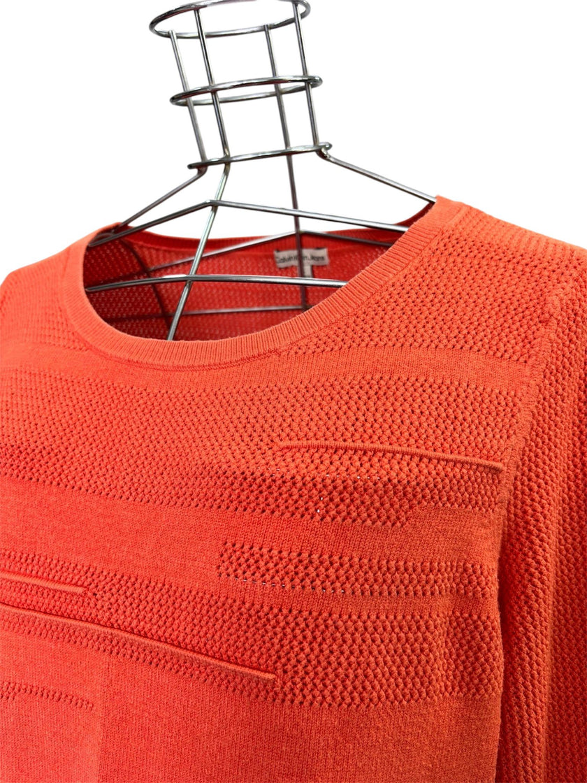 Maglia a manica lunga con motivi alternati CALVIN KLEIN