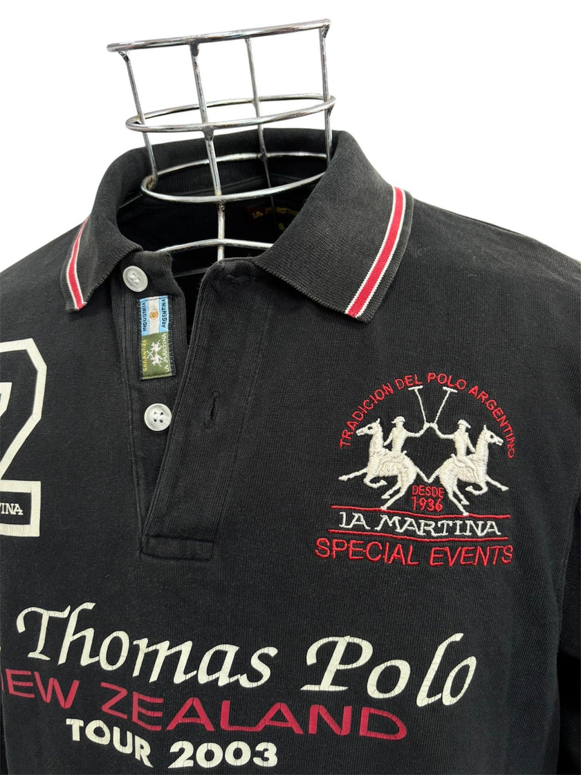 Maglia polo con stampe LA MARTINA