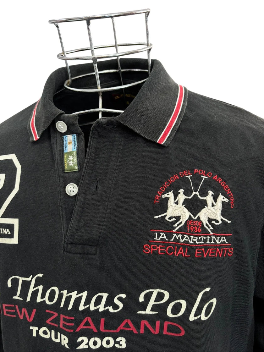 Maglia polo con stampe LA MARTINA