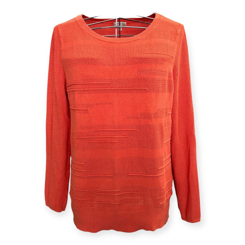 Maglia a manica lunga con motivi alternati CALVIN KLEIN