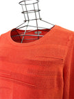 Maglia a manica lunga con motivi alternati CALVIN KLEIN