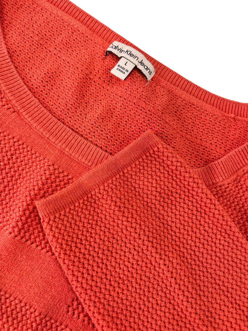 Maglia a manica lunga con motivi alternati CALVIN KLEIN