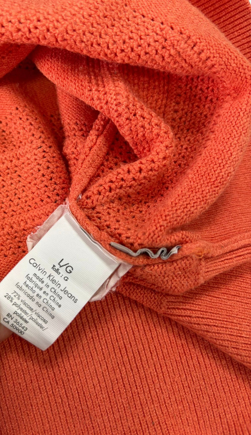 Maglia a manica lunga con motivi alternati CALVIN KLEIN