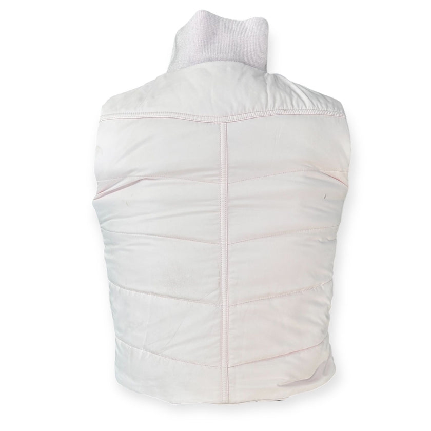 Gilet smanicato con logo