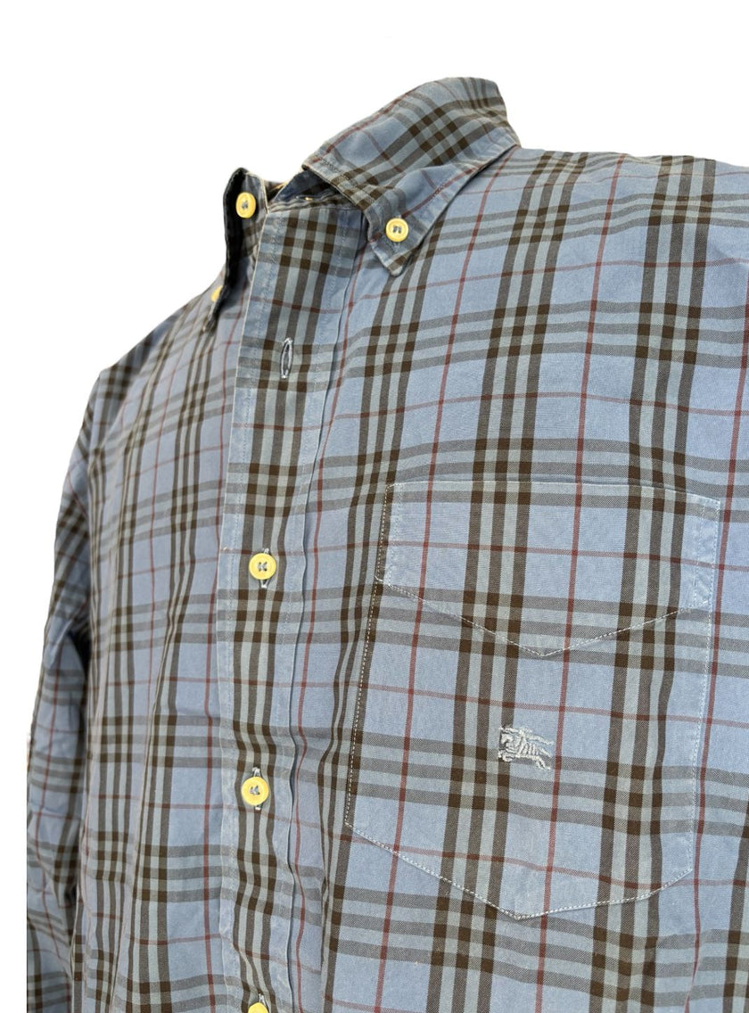 Camicia con fantasia a quadri