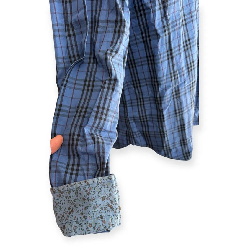 Camicia con fantasia a quadri