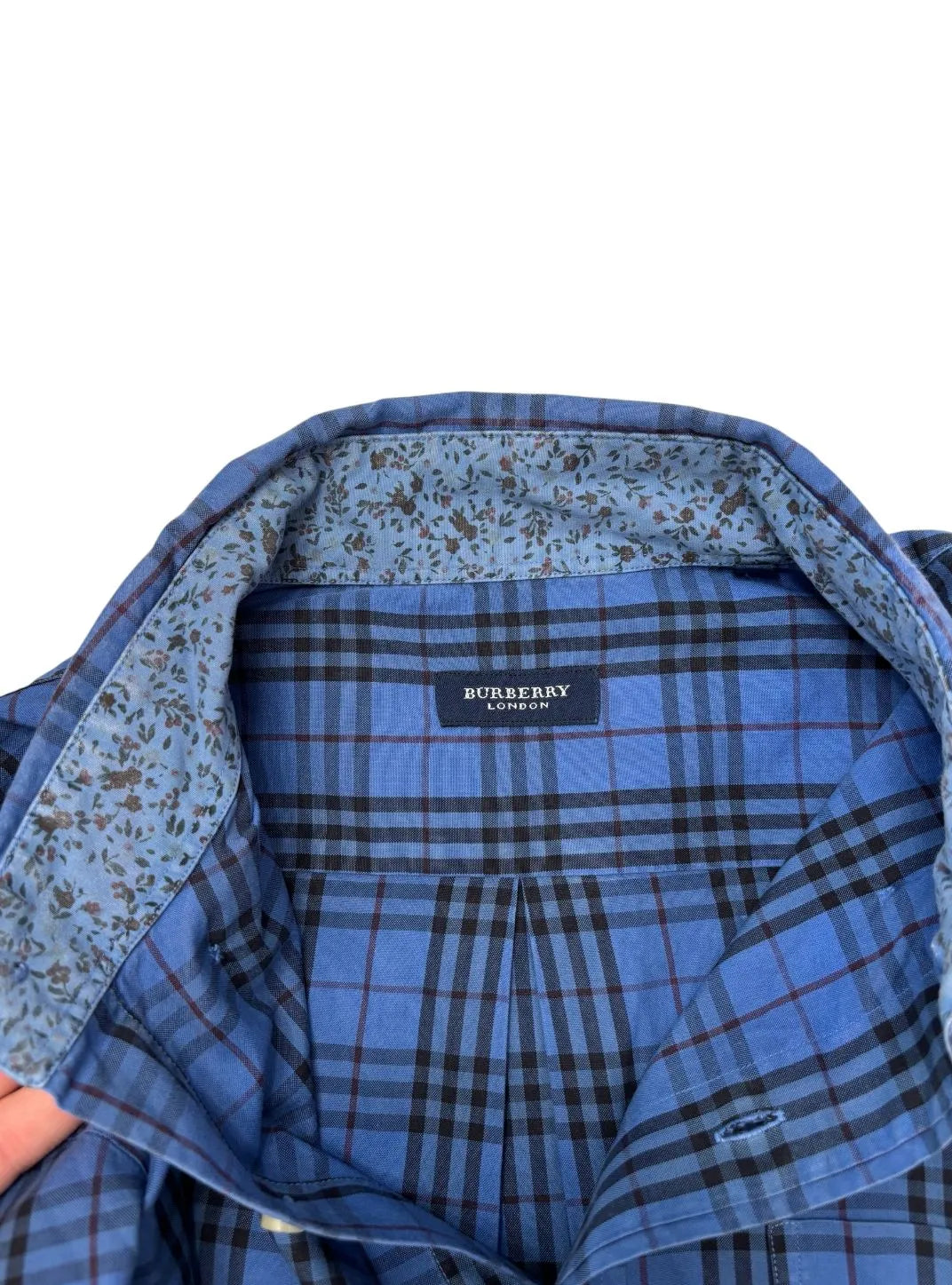 Camicia con fantasia a quadri