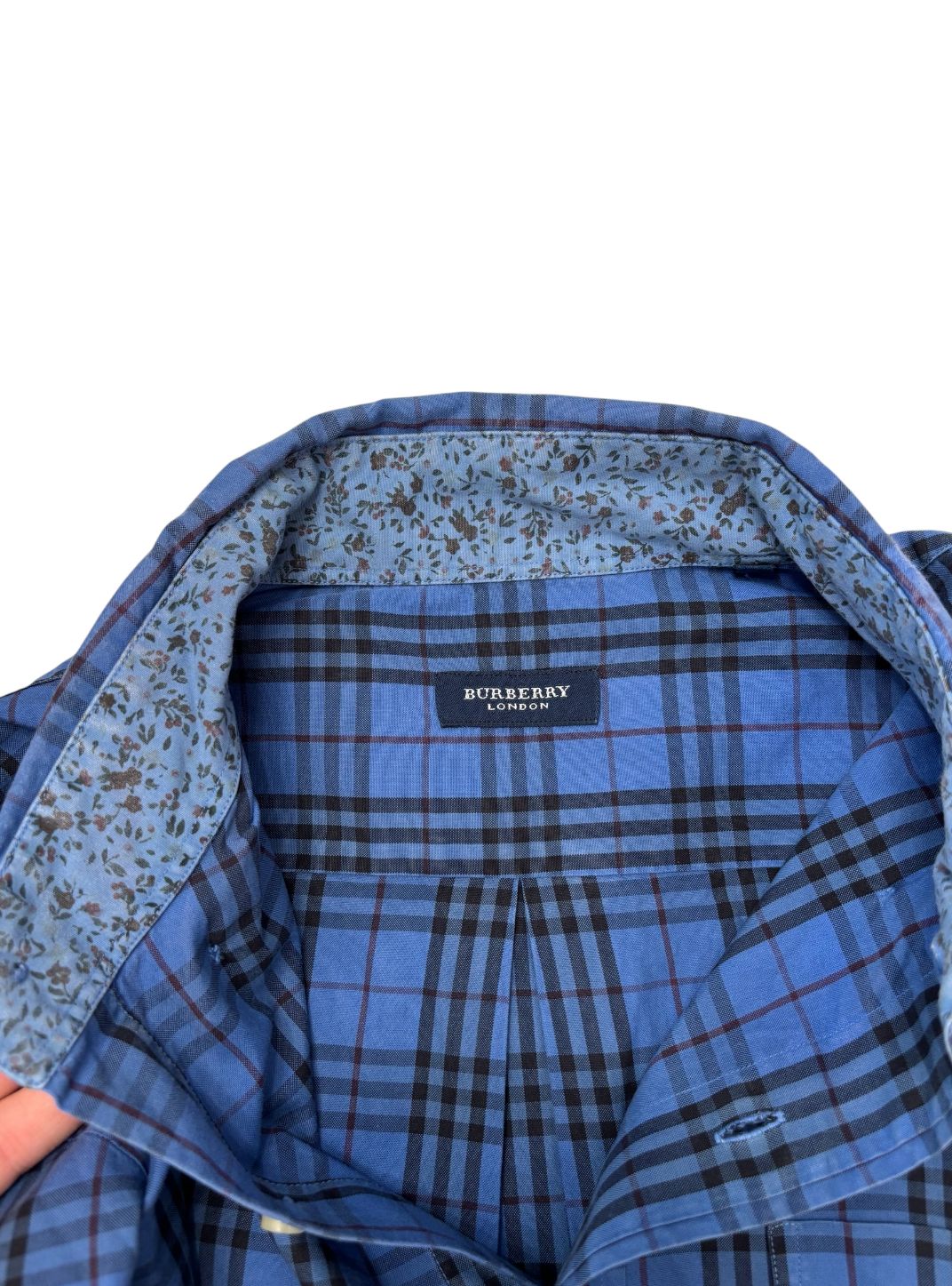 Camicia con fantasia a quadri