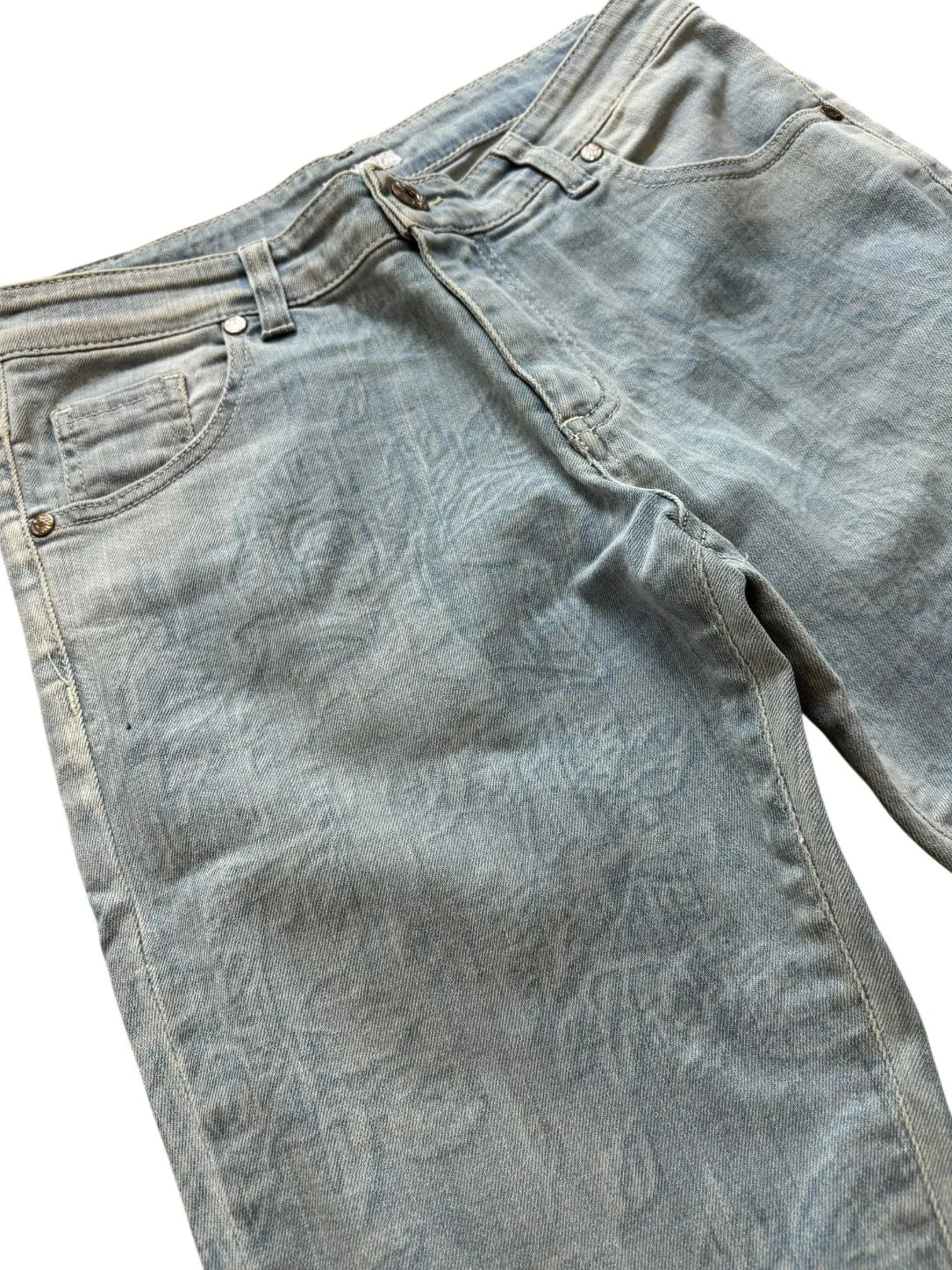Jeans taglio dritto lavaggio chiaro