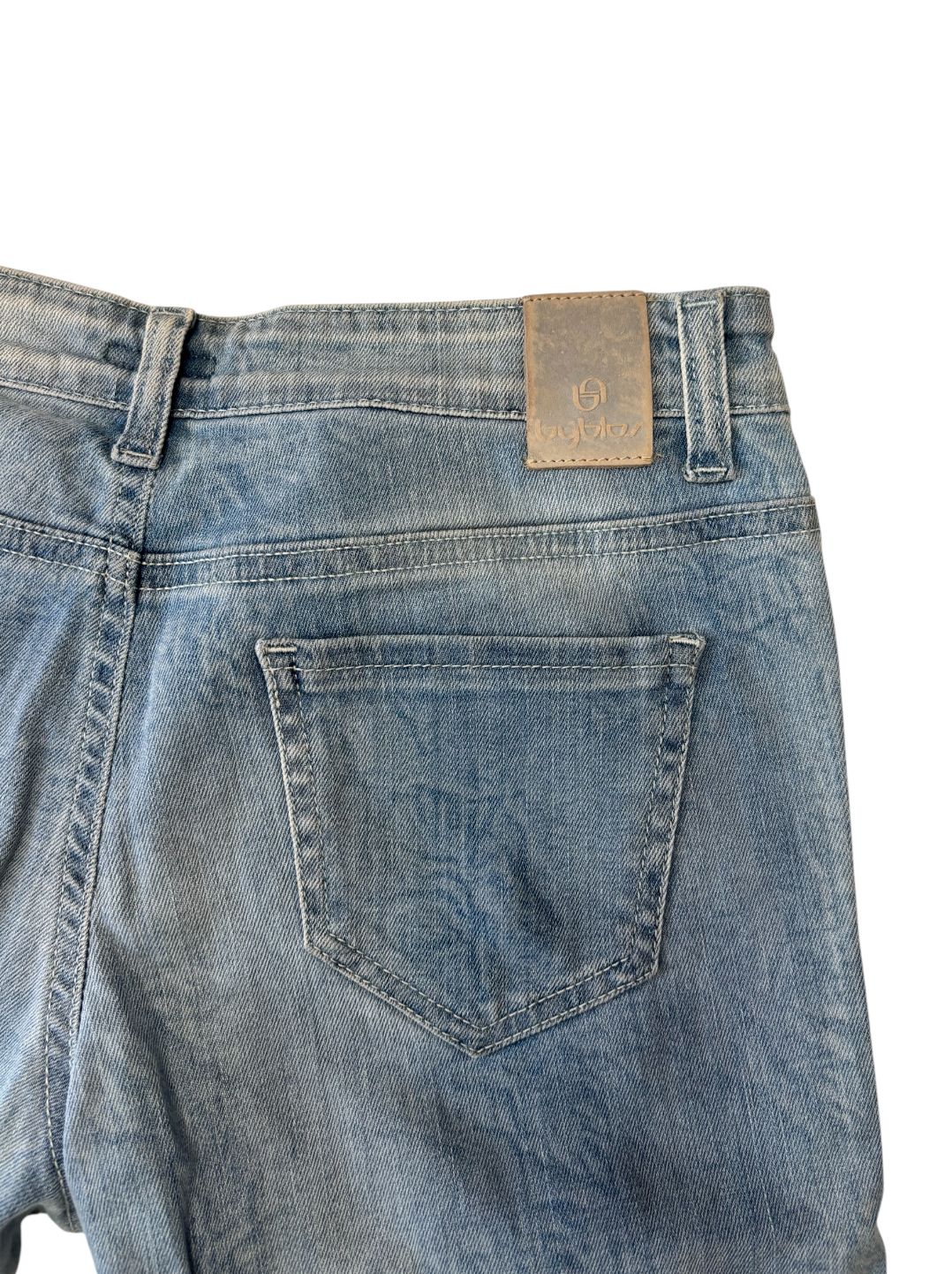 Jeans taglio dritto lavaggio chiaro