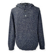 Maglione con cappuccio e con polsini e bordi a costine ENRICO COVERI