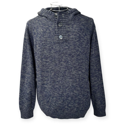 Maglione con cappuccio e con polsini e bordi a costine ENRICO COVERI