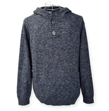 Maglione con cappuccio e con polsini e bordi a costine ENRICO COVERI