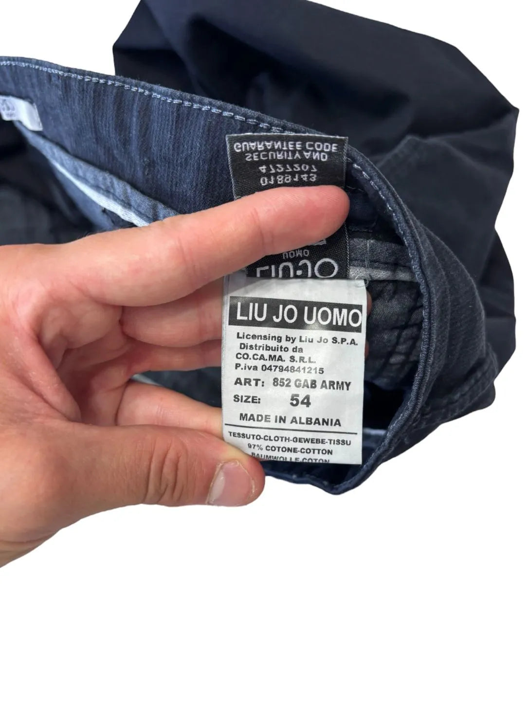 Pantalone dritto classico