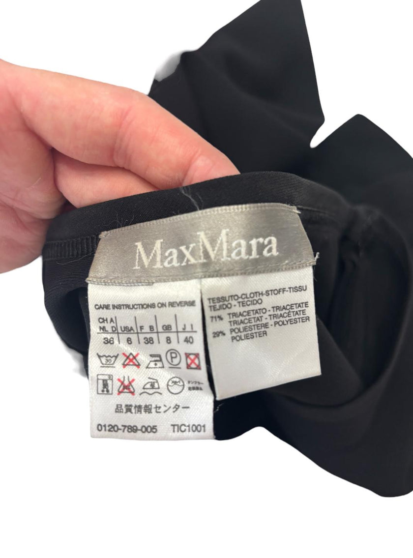 Pantalone vita alta con chiusura zip laterale MAXMARA