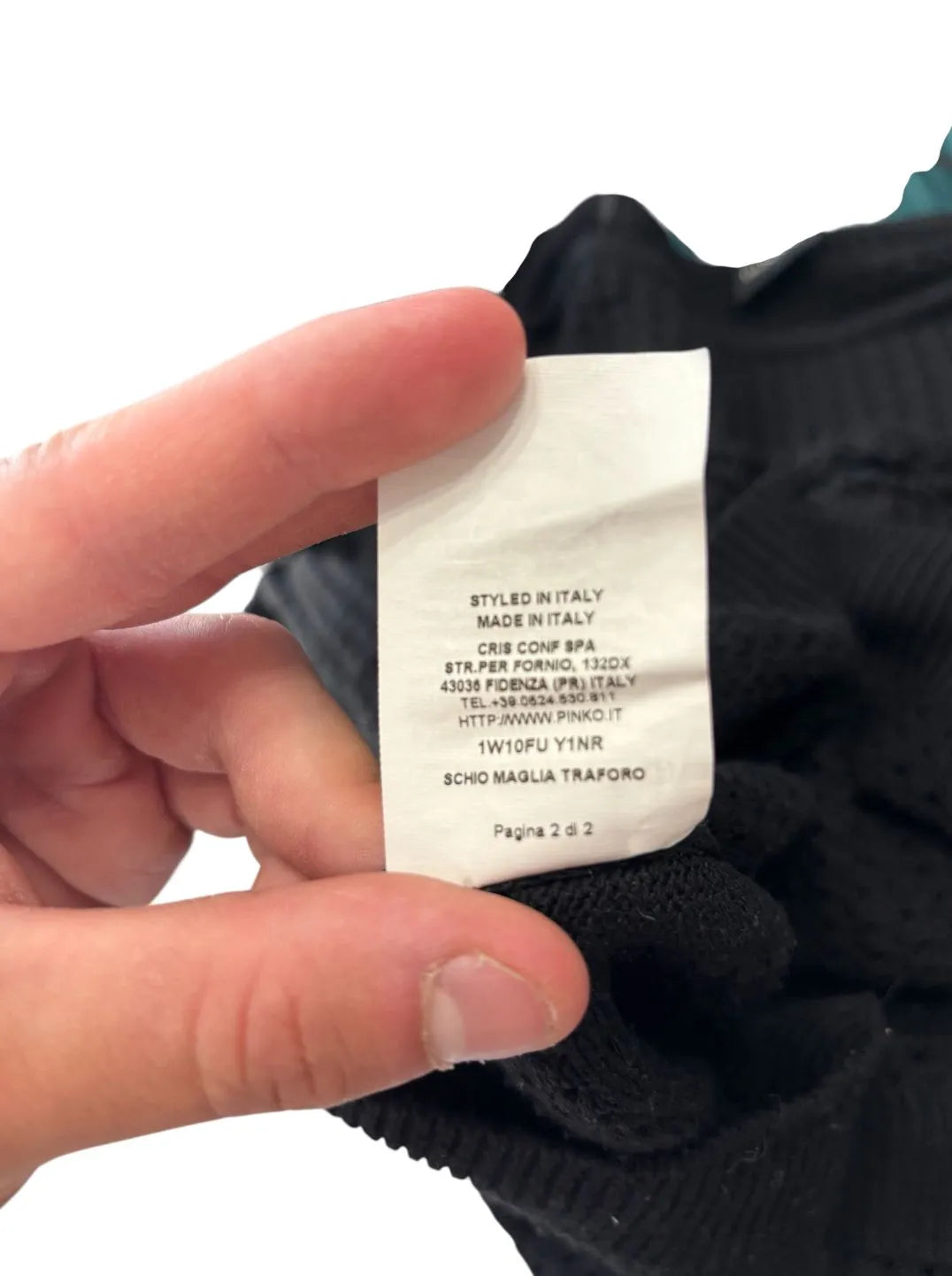 Maglia con dettagli sfrangiati