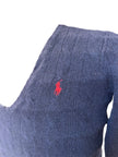 Maglia scollo a v con trama intrecciata RALPH LAUREN