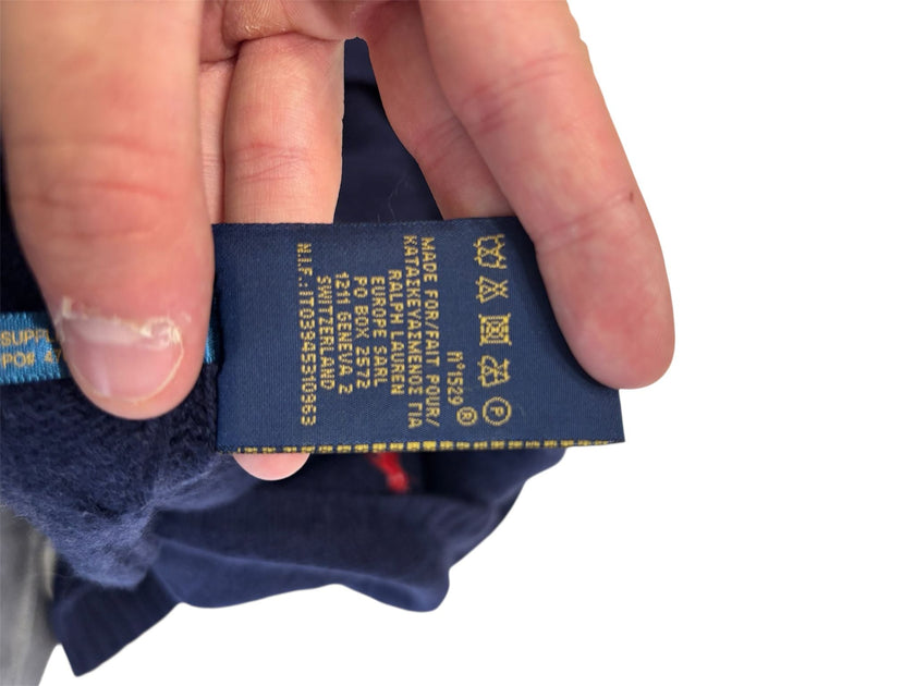 Maglia scollo a v con trama intrecciata RALPH LAUREN