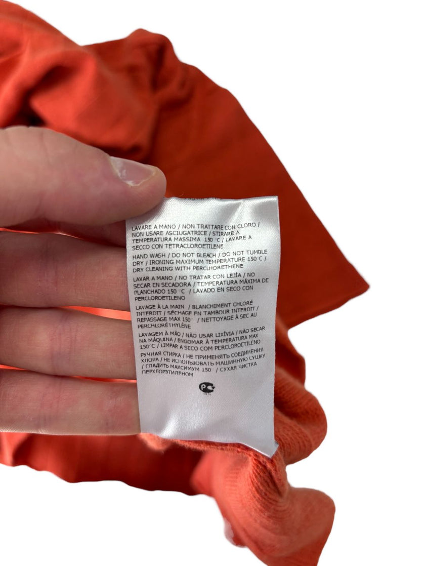 Maglia dolcevita maniche corte in maglia lavorata con motivo a rombi TWINSET ACTITUDE