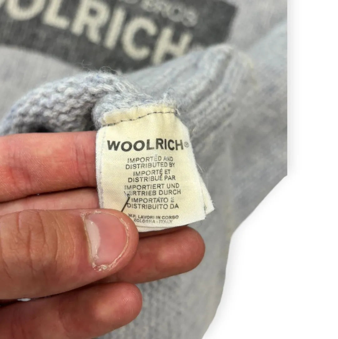 Maglione con girocollo e bordi a costine con logo