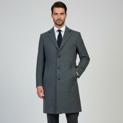 CAPPOTTO T630M5104207 3 BOTTONI IN PANNO