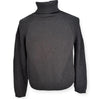 Maglia dolcevita con motivo intrecciato sulle maniche e con bordo e collo a costine