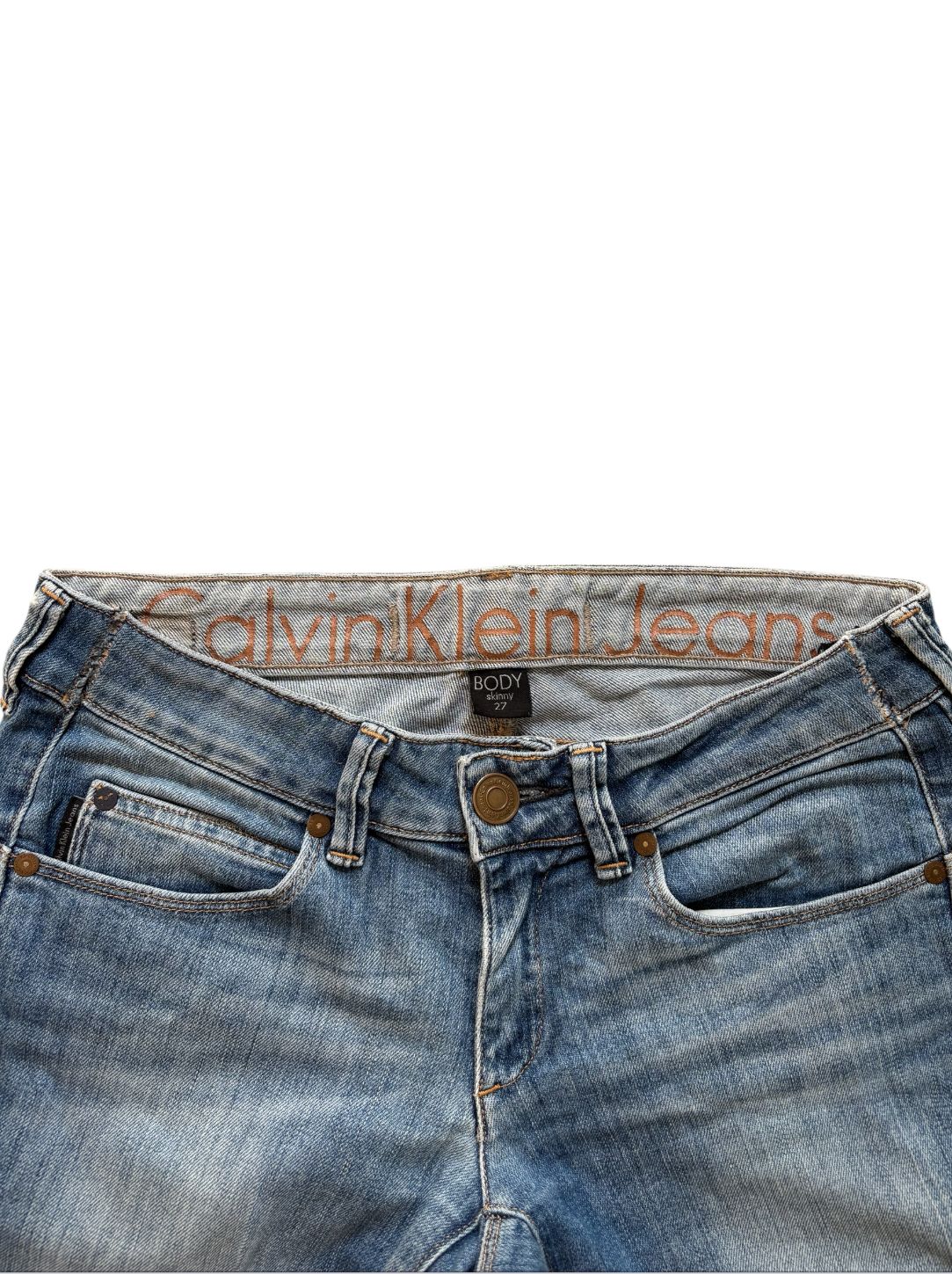 Jeans dritto con vita regolare CALVIN KLEIN