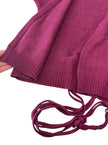 Cardigan corto in maglia a maniche corte e con bordi a costine MAXMARA