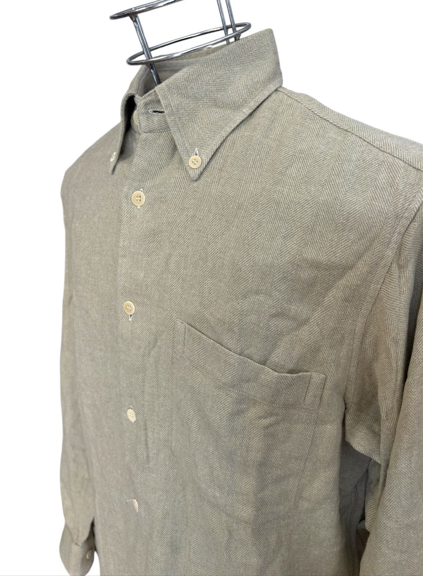 Camicia classica con colletto button-down e tasca sul petto ZEGNA