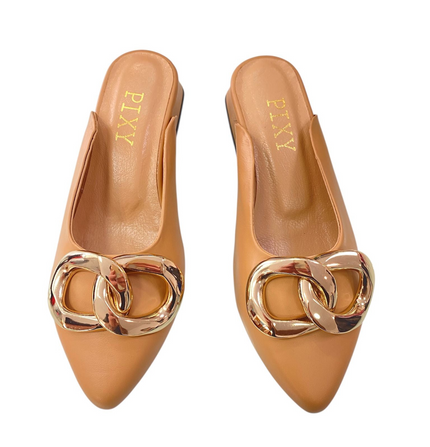 Ballerina con dettaglio oro