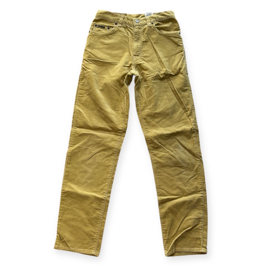 Pantalone dritto a coste sottili