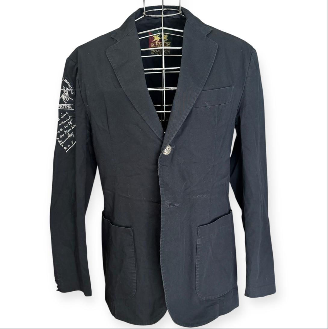 Giacca 1bottone con toppa sulla manica LA MARTINA