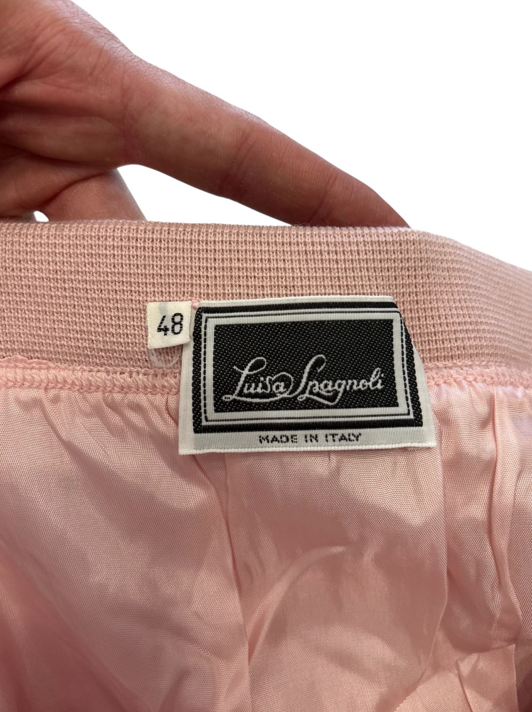 Gonna a tubino a coste fini