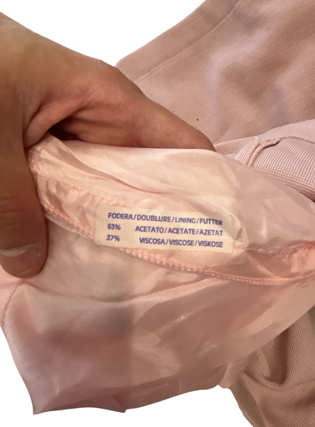 Gonna a tubino a coste fini