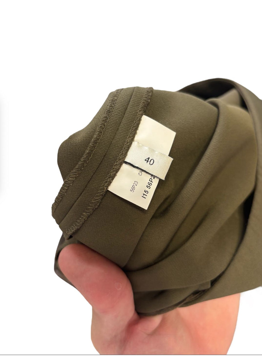 Pantalone a sigaretta vita alta con fibbie TRUSSARDI