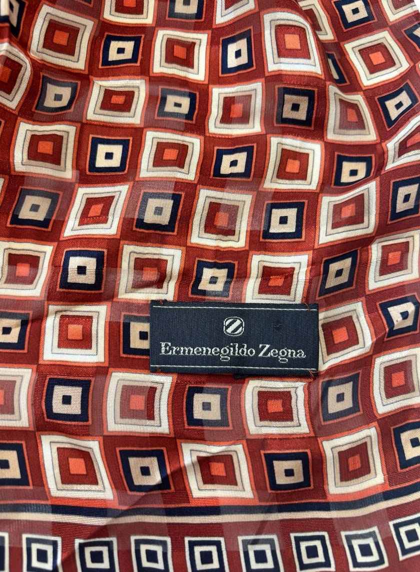 Foulard con fantasia a quadri