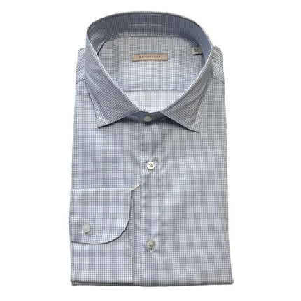 Camicia 06521 / LAS VEGAS con micro fantasia a pois BAINDOUCHE