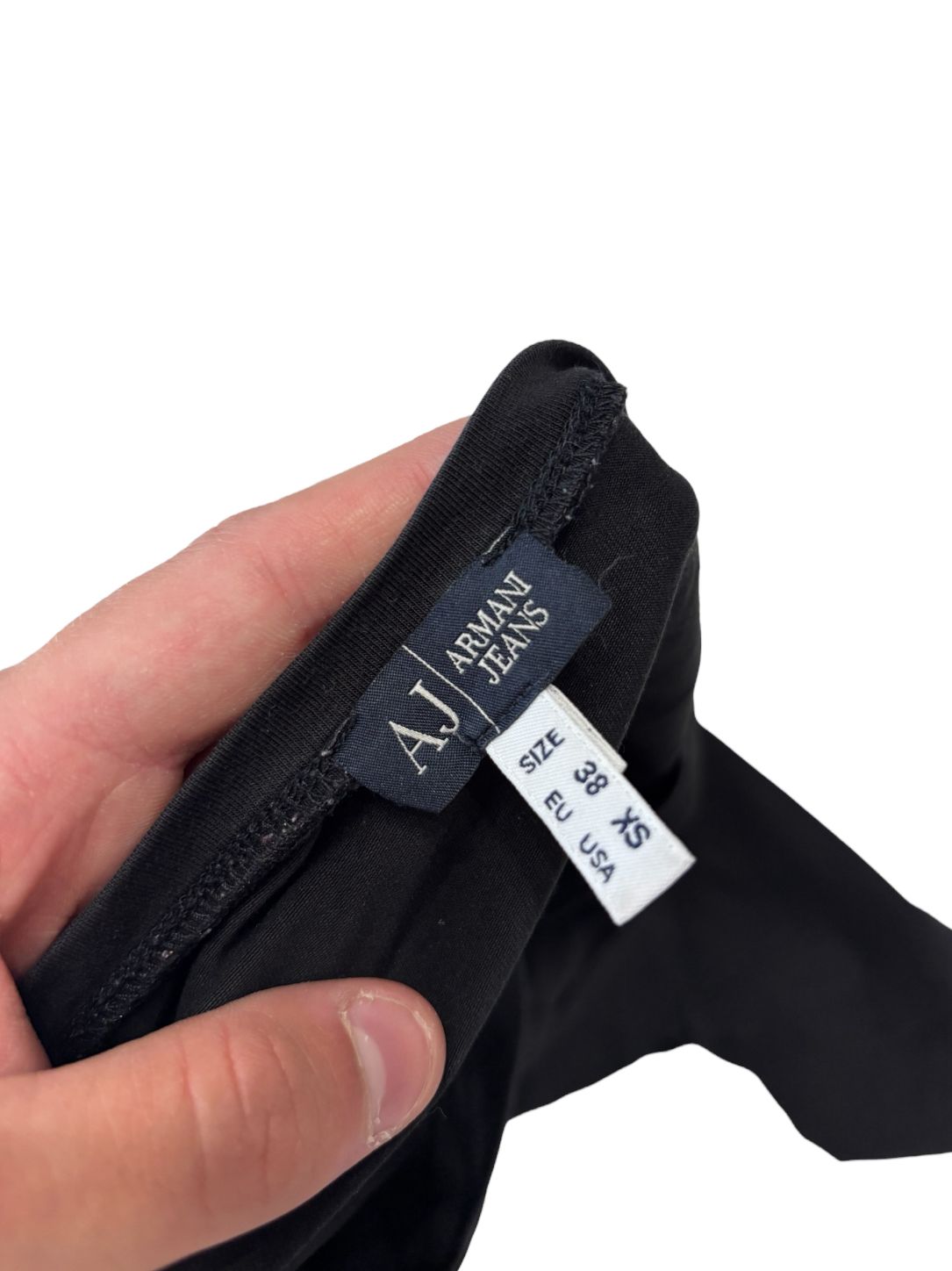 Maglia basic manica a 3/4 con scollo ampio e logo